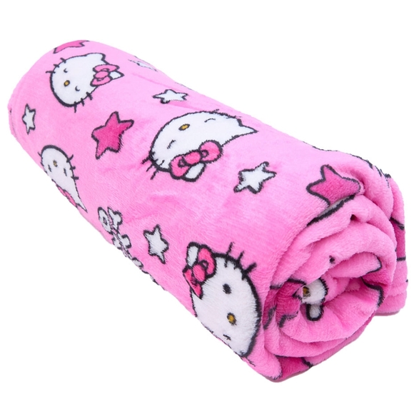 Hello Kitty Printed Fleece Throw - Picture 2 of 2
